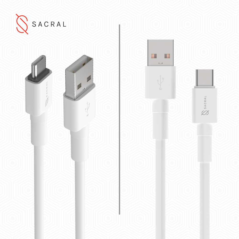 3A: 1-Meter Type-C, fast charging double jacket cable.