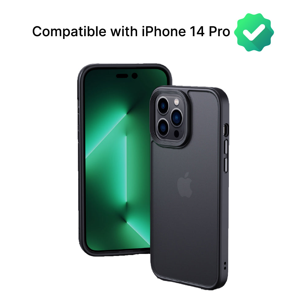 Modern Hybrid Frosted Case Cover for iPhone 14 Series