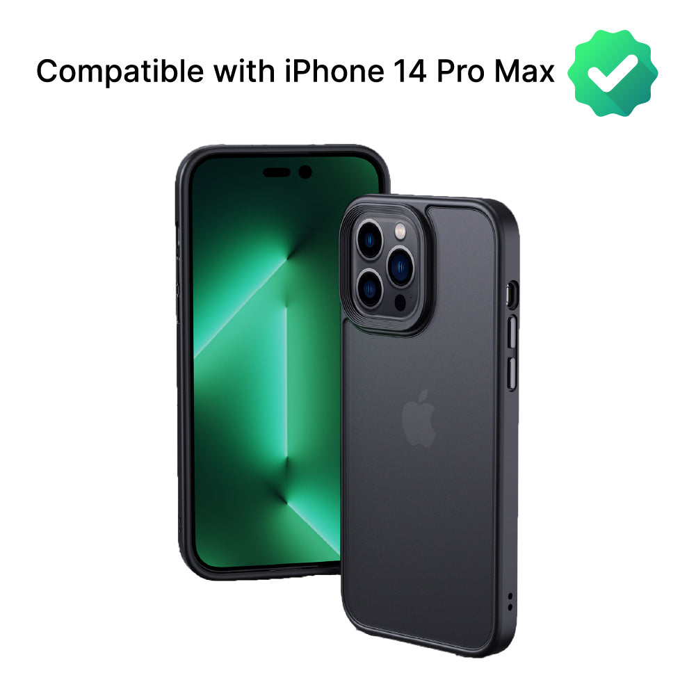 Modern Hybrid Frosted Case Cover for iPhone 14 Series