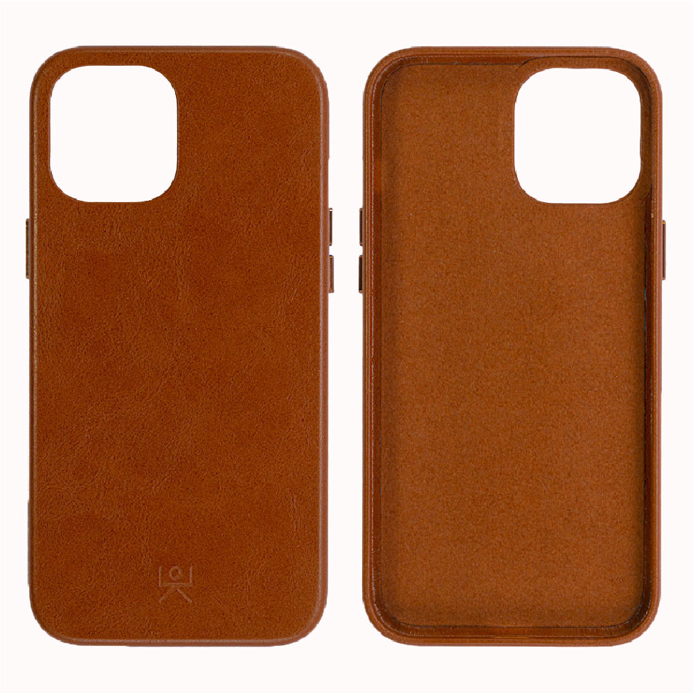 Modern Vintage Leather Case: iPhone 12 Series