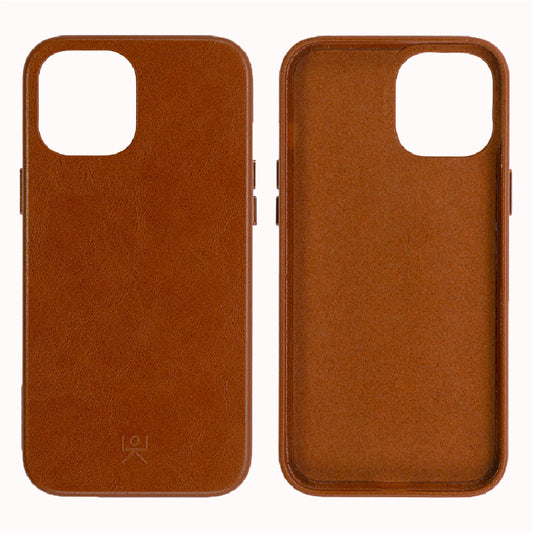 Modern Vintage Leather Case: iPhone 12 Series