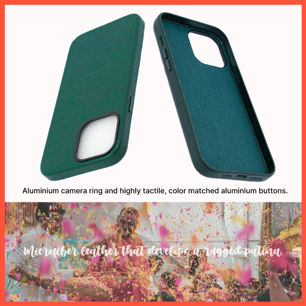 Modern Vintage Leather Case: iPhone 13 Series