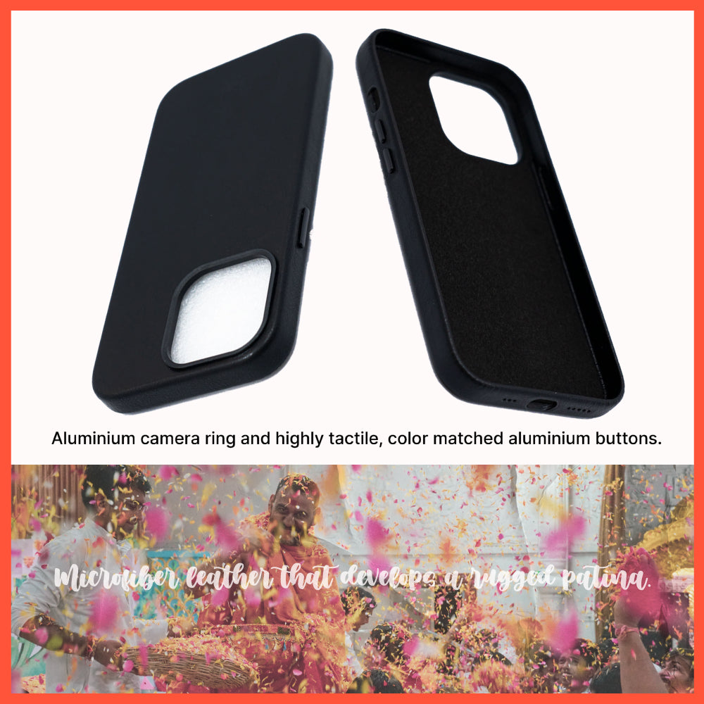 Modern Vintage Leather Case: iPhone 13 Series
