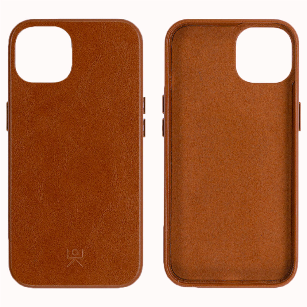 Modern Vintage Leather Case: iPhone 13 Series