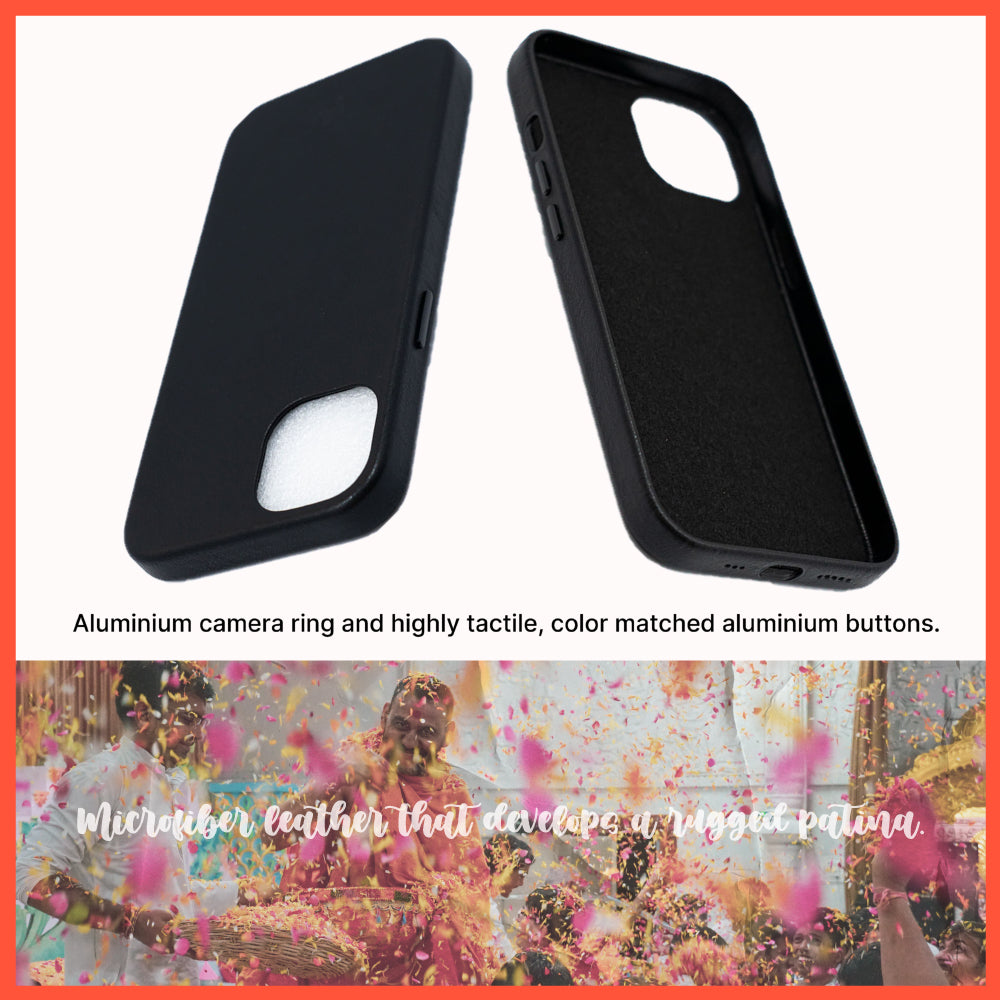 Modern Vintage Leather Case: iPhone 13 Series