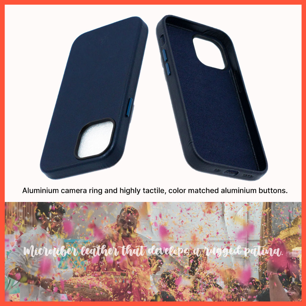 Modern Vintage Leather Case: iPhone 13 Series