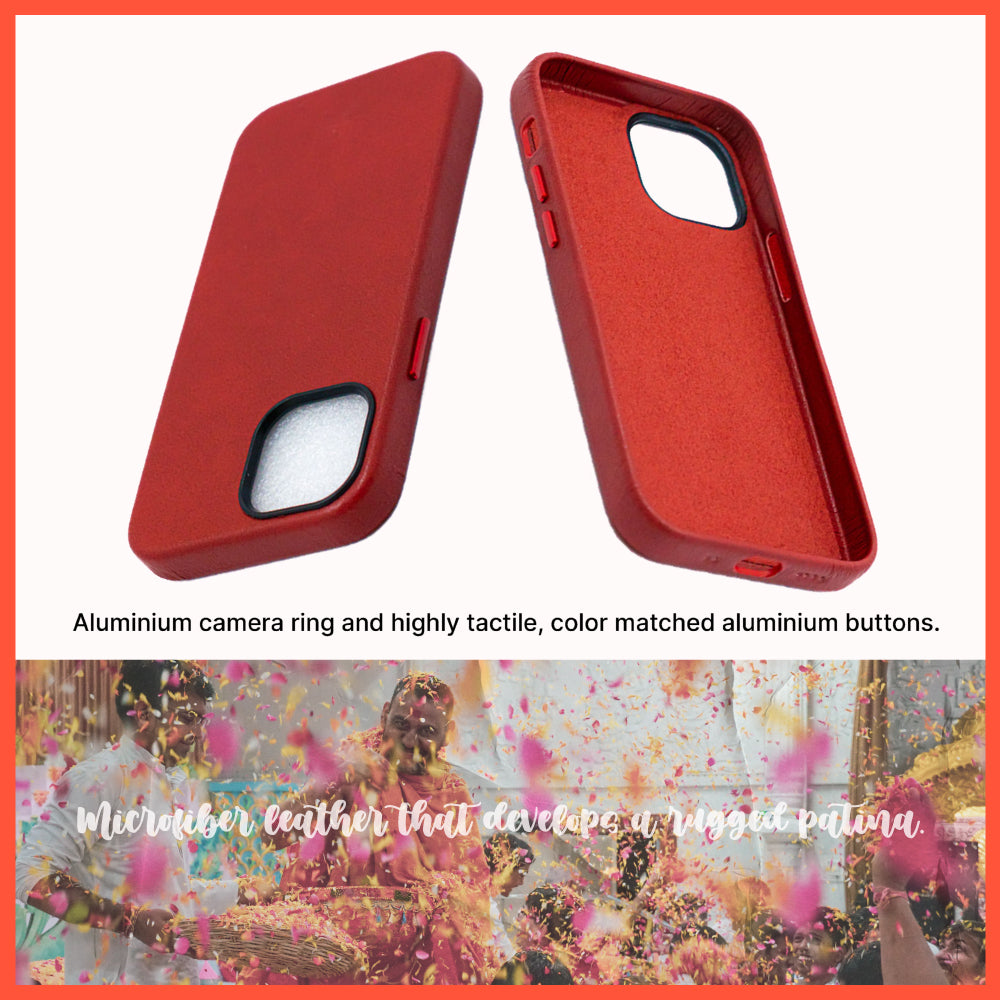 Modern Vintage Leather Case: iPhone 13 Series