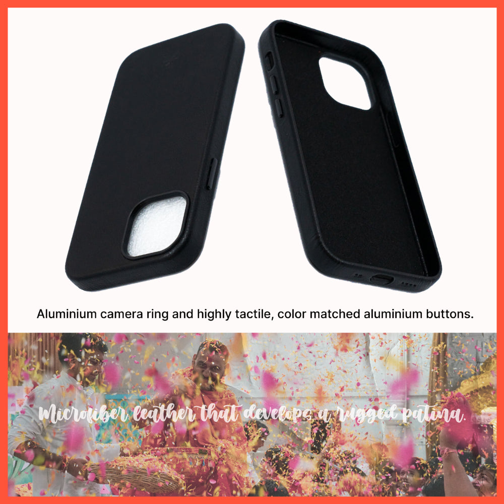Modern Vintage Leather Case: iPhone 13 Series