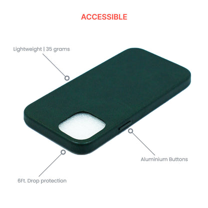 Modern Vintage Leather Case: iPhone 12 Series