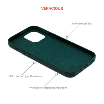 Modern Vintage Leather Case: iPhone 12 Series