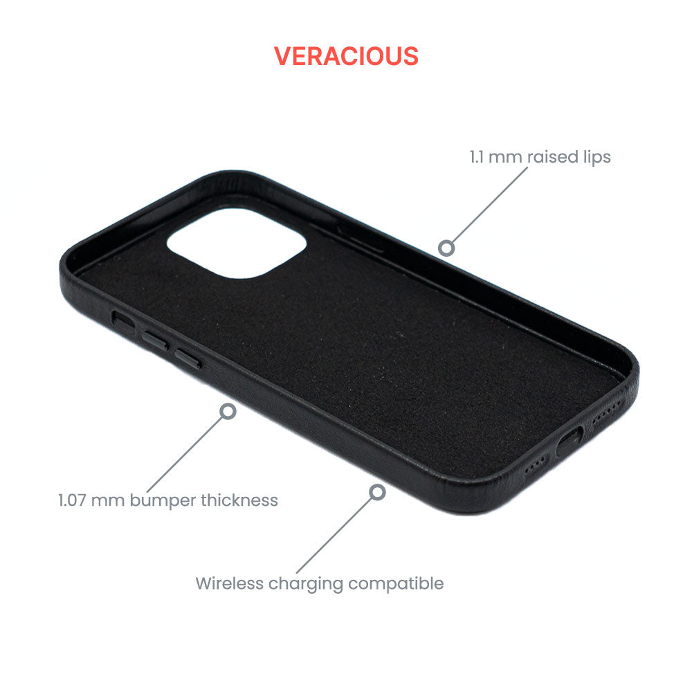 Modern Vintage Leather Case: iPhone 12 Series