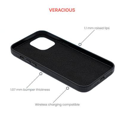 Modern Vintage Leather Case: iPhone 12 Series