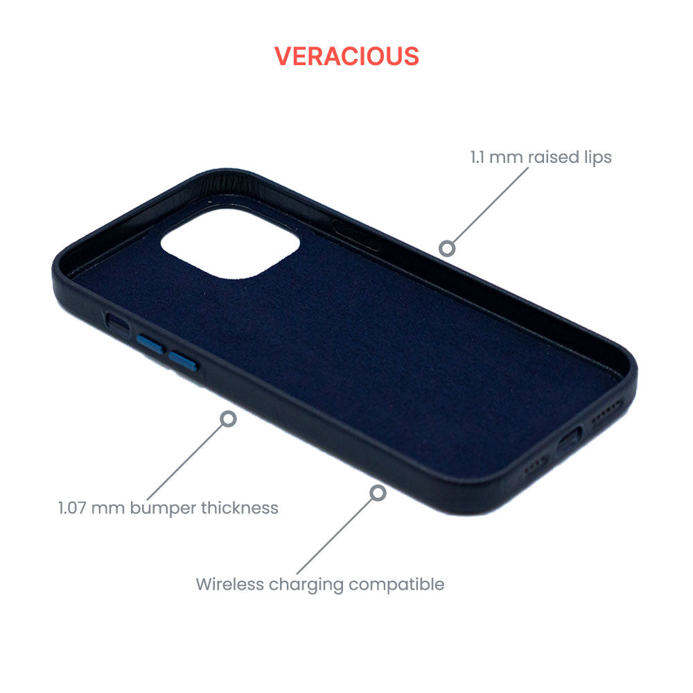 Modern Vintage Leather Case: iPhone 12 Series