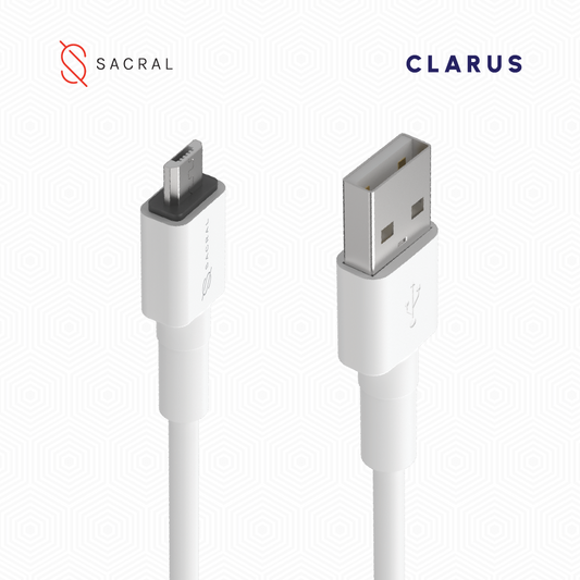 3A: 1-Meter USB-A to micro-USB, fast charging cable.