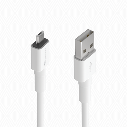 3A: 1-Meter USB-A to micro-USB, fast charging cable.