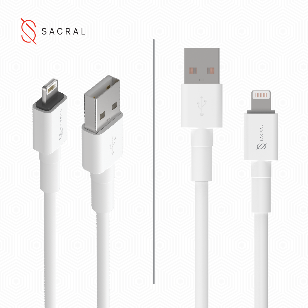 3A: 1-Meter USB-A to 8-Pin/Lightning, fast charging cable.