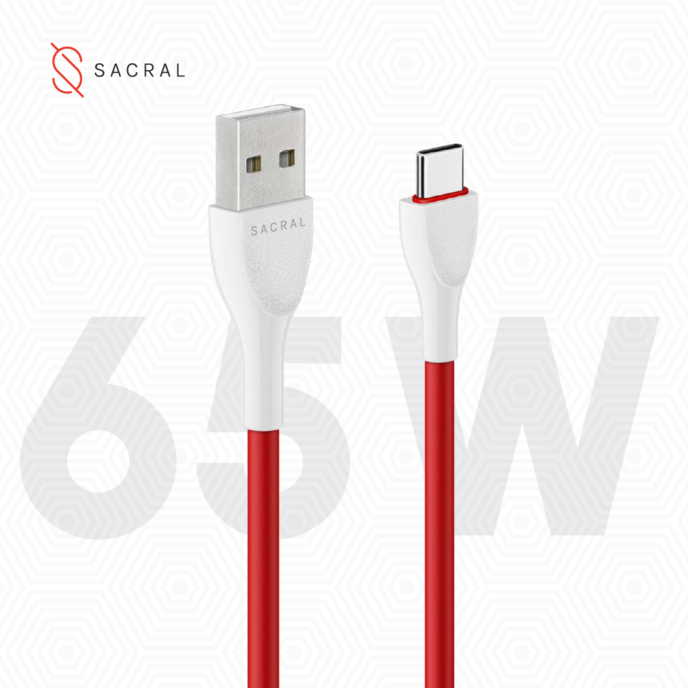 65Wp: 1Meter type-C, fast charging cable.