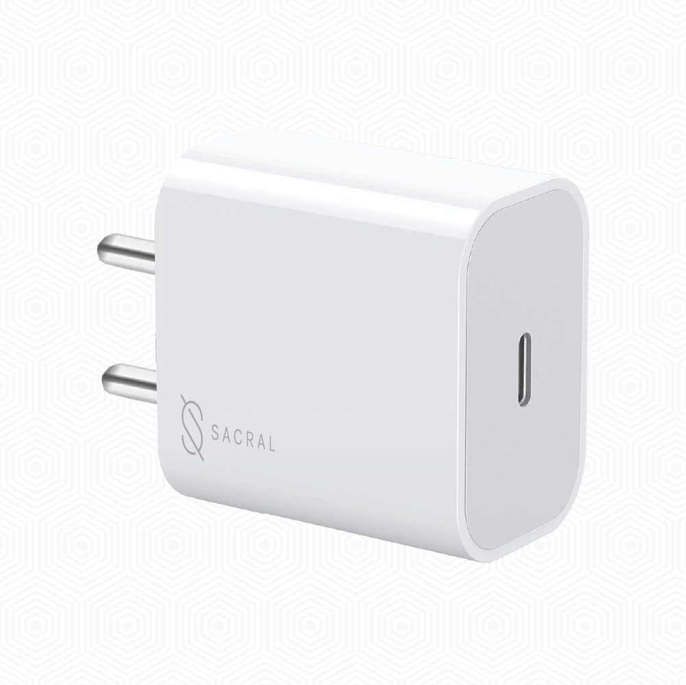 20W PD PPS Type-C output fast wall charger adapter.