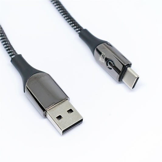 3A-33Wp: 1Meter TYPE-C fast charging Nylon braided cable.