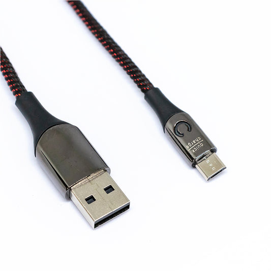 3A-33Wp: 1Meter micro-USB fast charging Nylon braided cable.