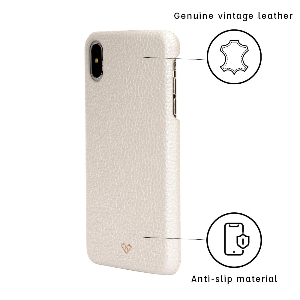 Modern Leather Case: iPhone Xs Max