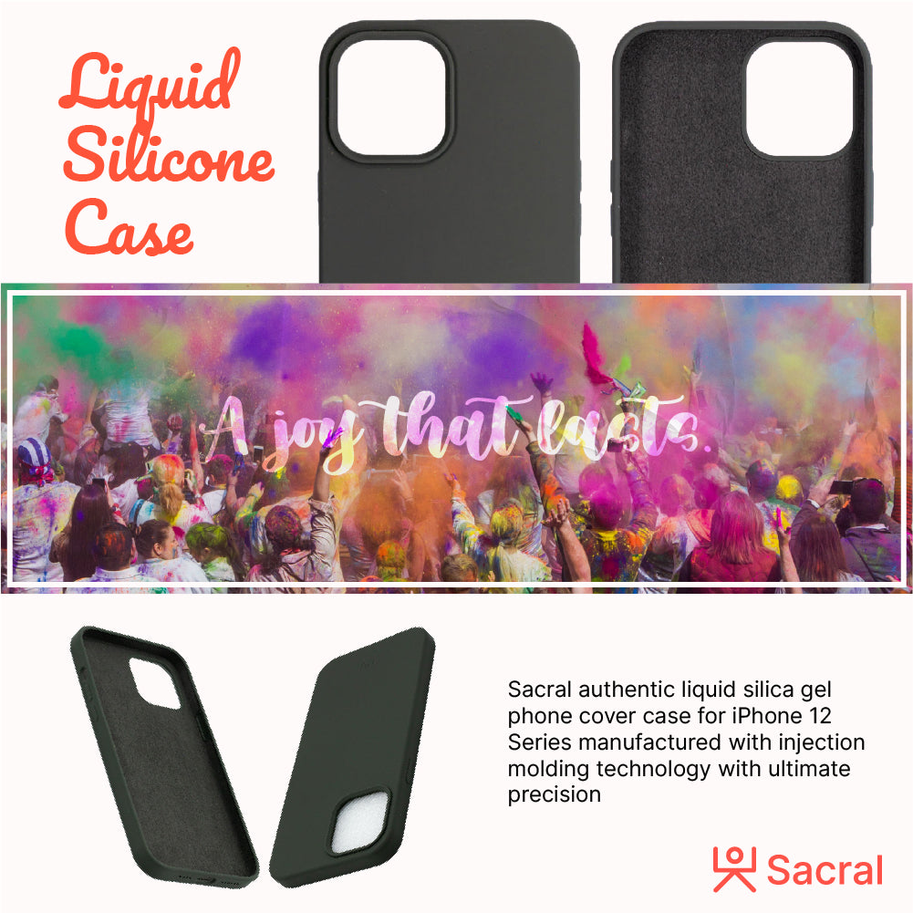 Liquid Silicone Cases: iPhone 12 Series