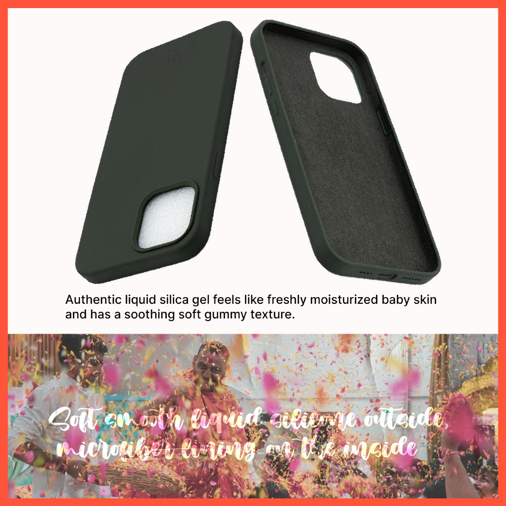 Liquid Silicone Cases: iPhone 12 Series