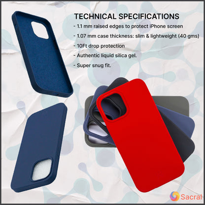 Liquid Silicone Cases: iPhone 12 Series