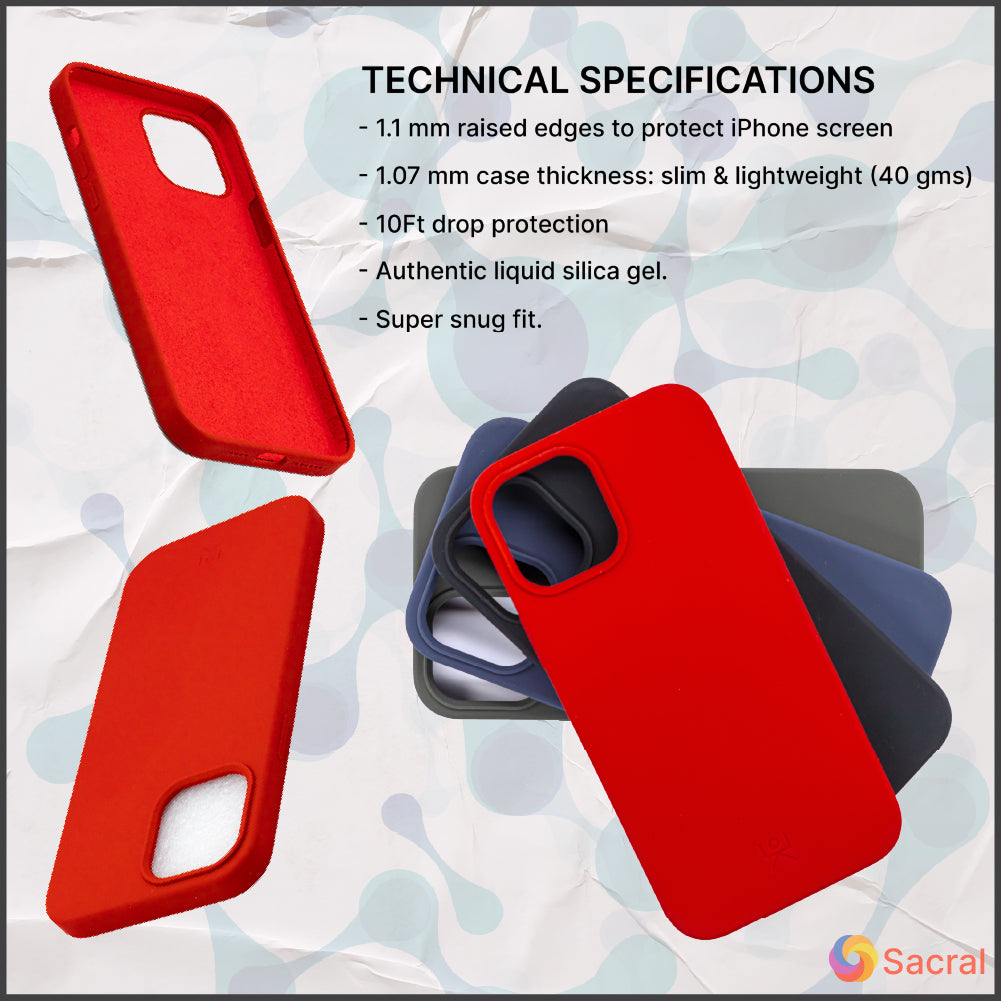 Liquid Silicone Cases: iPhone 12 Series