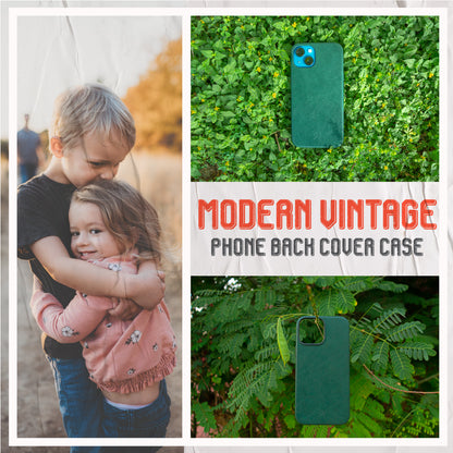 Modern Vintage Leather Case: iPhone 13 Series