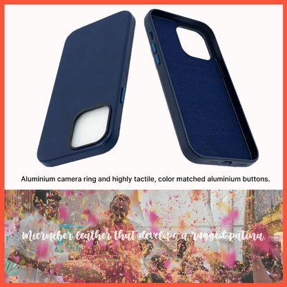 Modern Vintage Leather Case: iPhone 13 Series