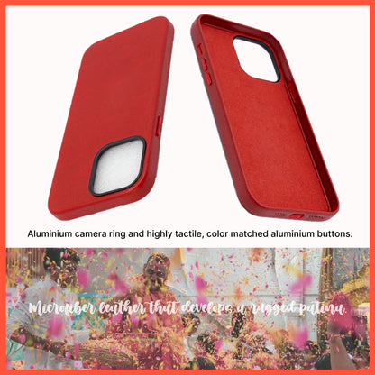Modern Vintage Leather Case: iPhone 13 Series