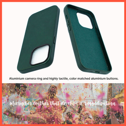 Modern Vintage Leather Case: iPhone 13 Series