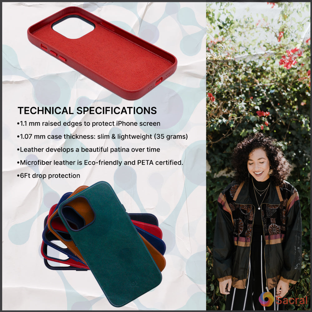 Modern Vintage Leather Case: iPhone 13 Series