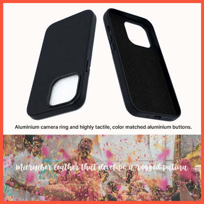 Modern Vintage Leather Case: iPhone 13 Series