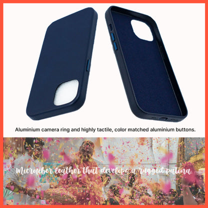 Modern Vintage Leather Case: iPhone 13 Series