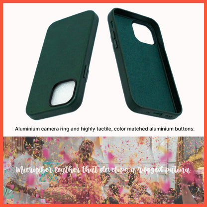 Modern Vintage Leather Case: iPhone 13 Series